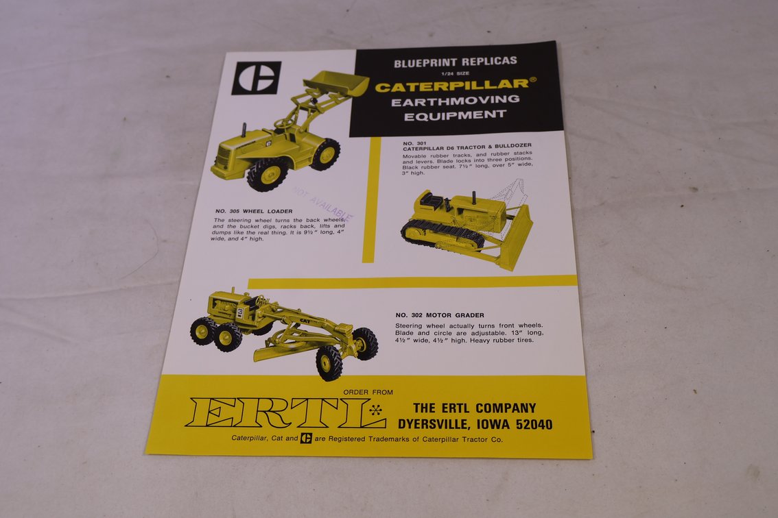 CAT Ertl Order Form