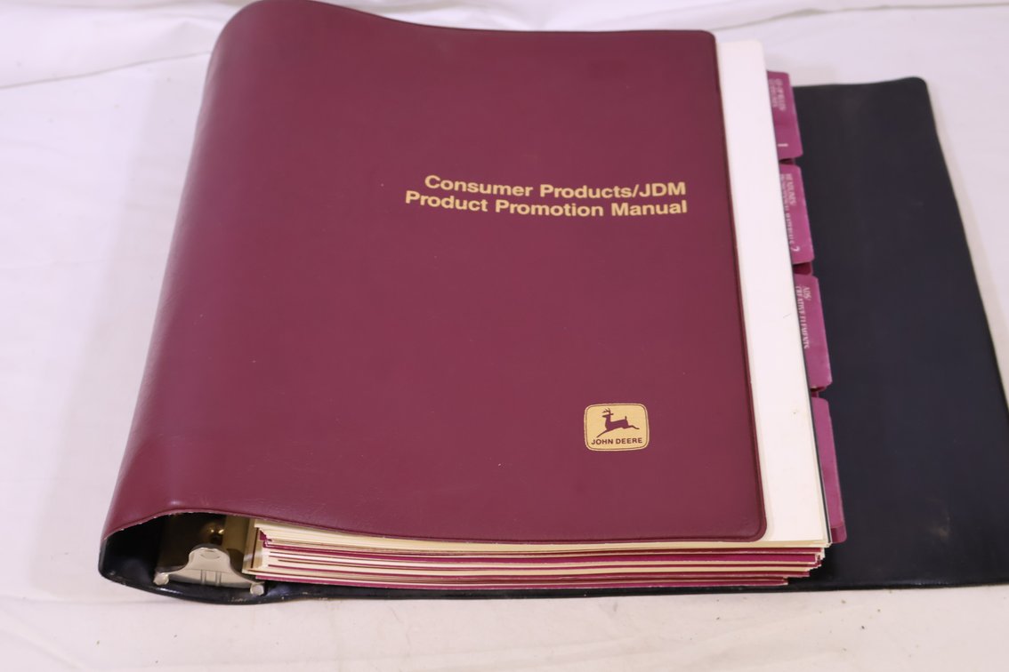 John Deere Consumer Product Promotion Manual