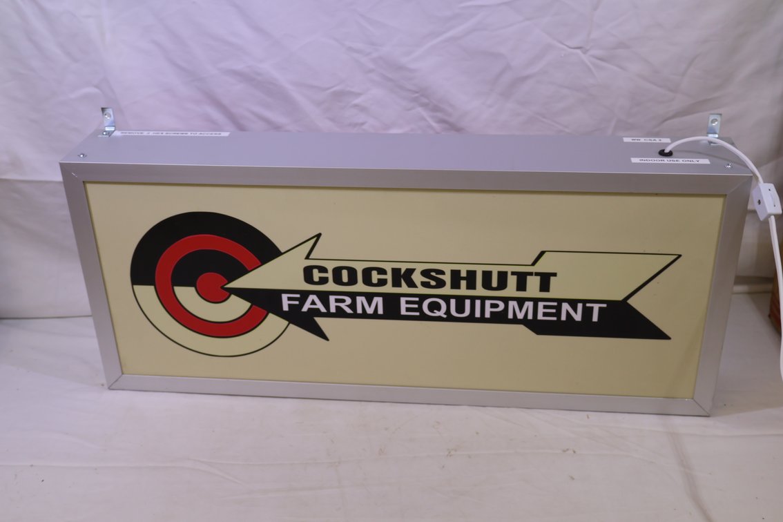 Cockshutt Farm Equipment Lighted Sign