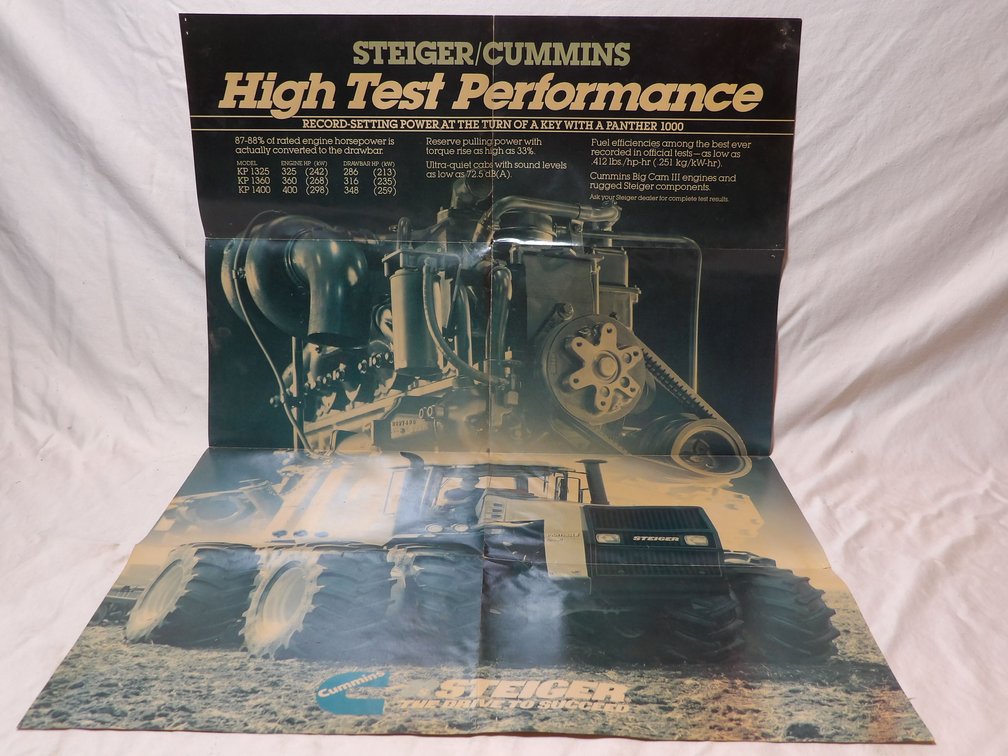 Steiger Cummins High Test Performance Poster