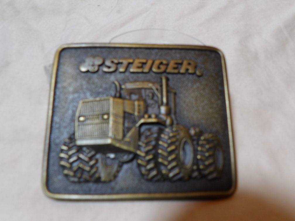 Steiger Brass Belt Buckle
