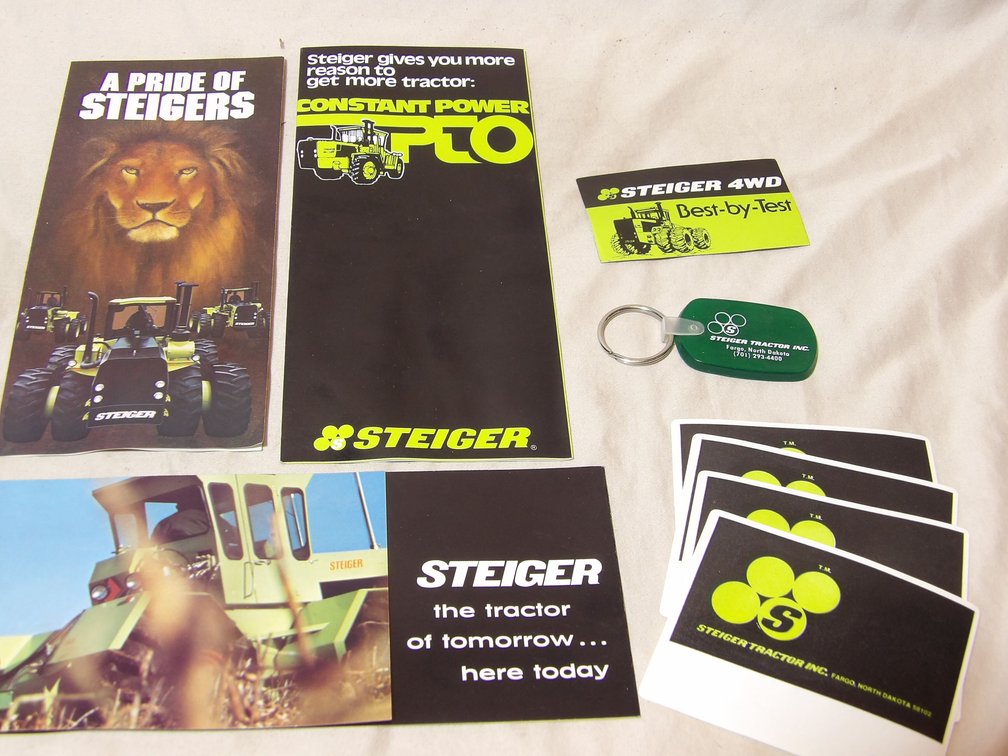 Steiger Pamphlets-Key Chain-Decals