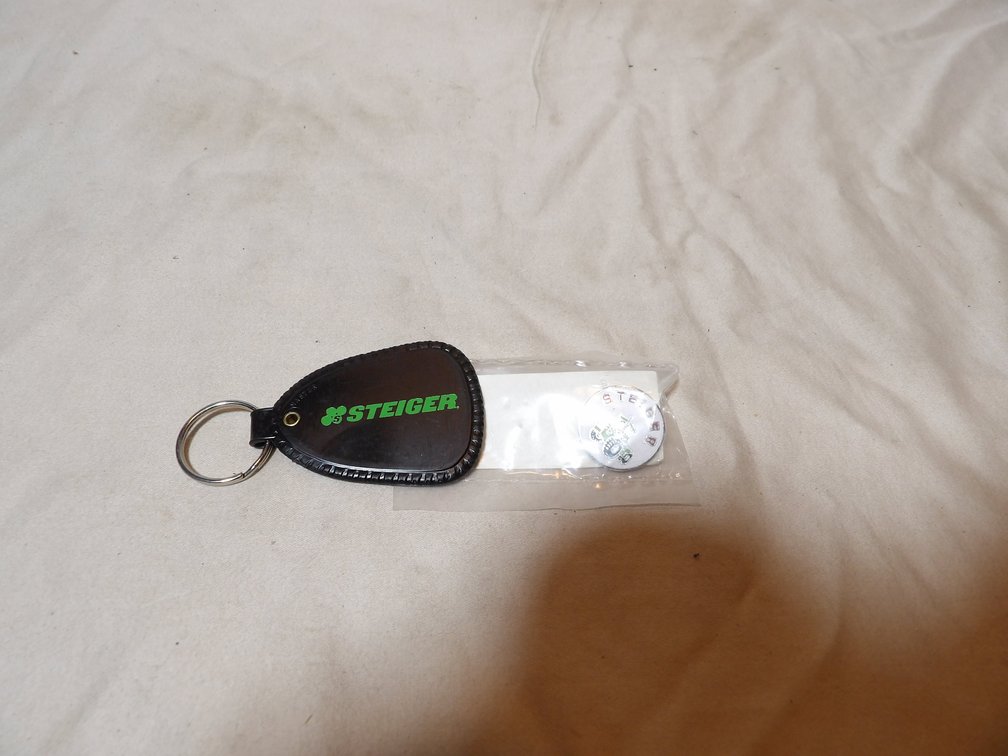 Steiger Tie Pin and Key Chain