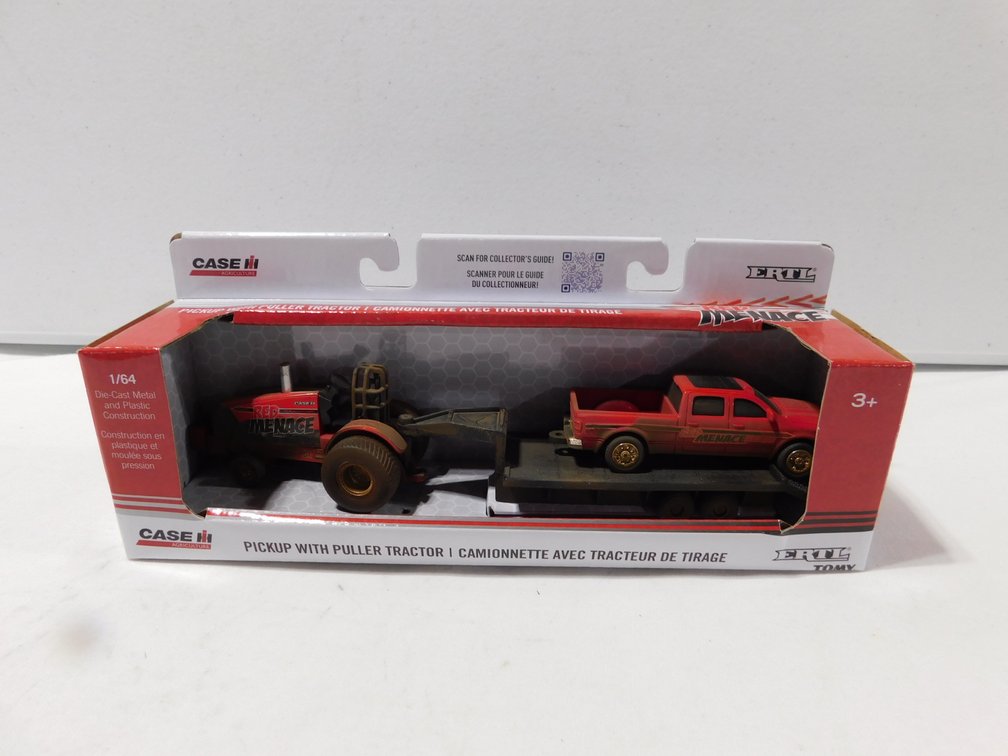 Red Menace Puller with truck/trailer "Dusty"