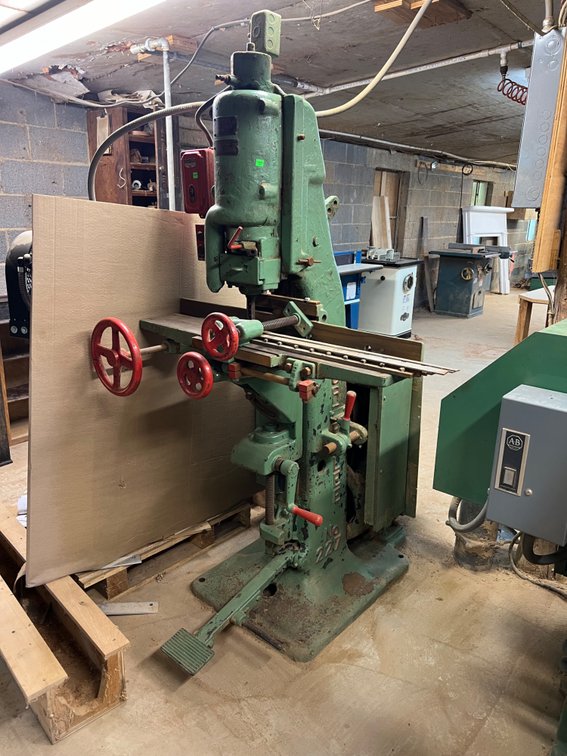 Greenlee Mortising machine