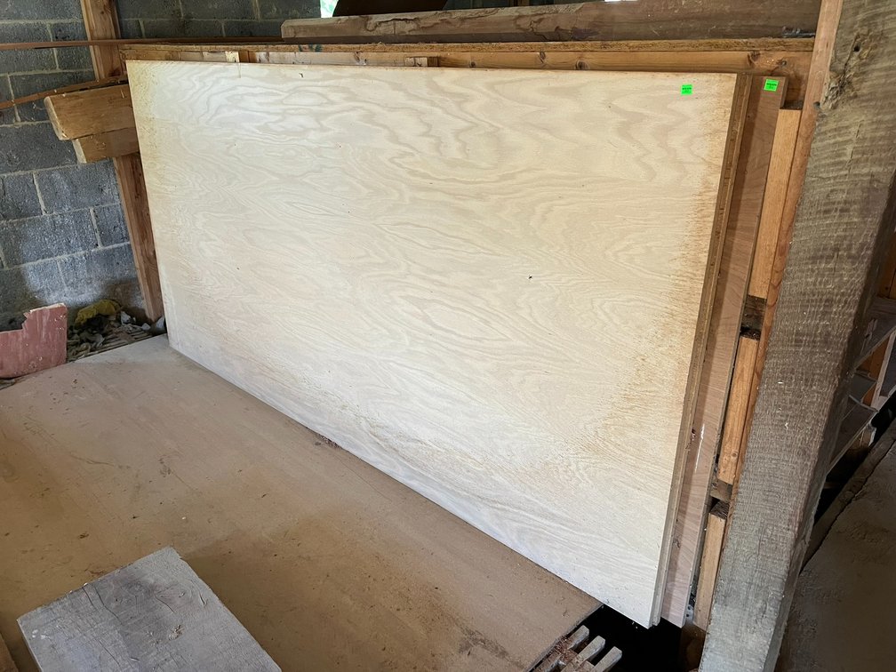 (4) 3/4" cabinet grade plywood