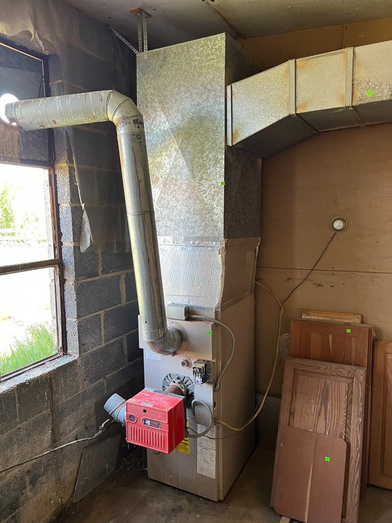Oil furnace - used very little