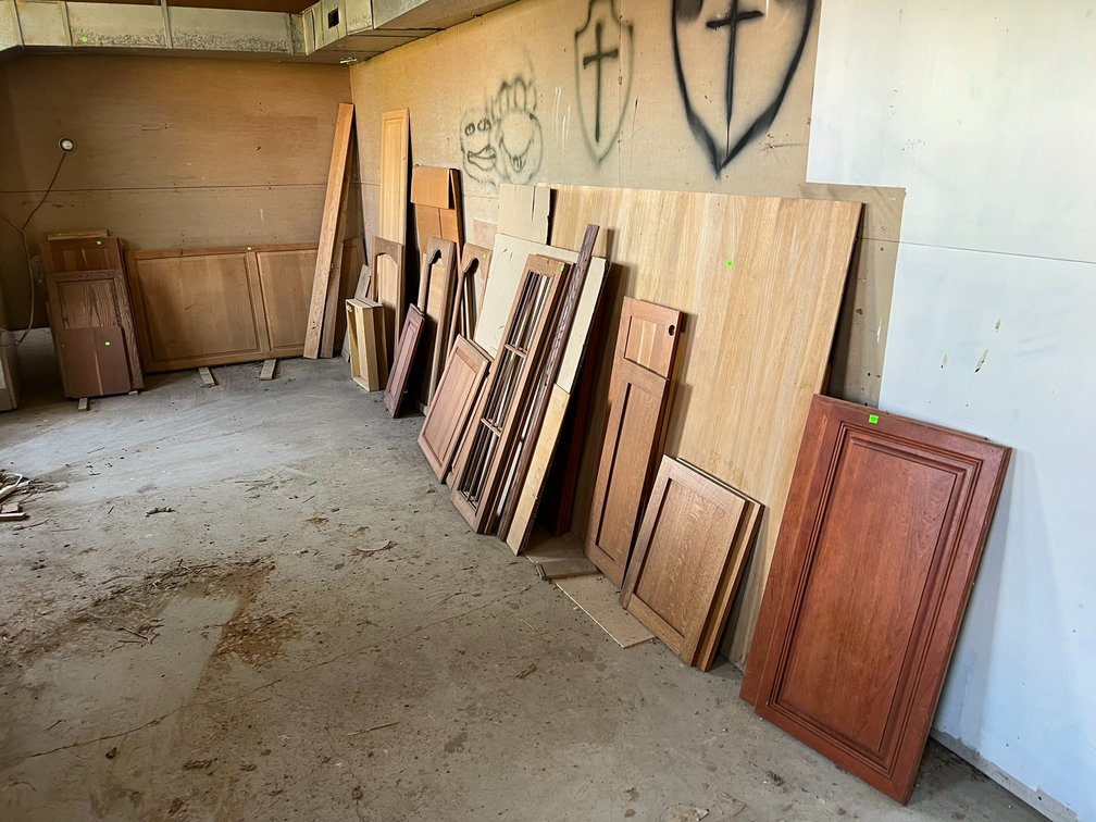 Door panels, kitchen island panel