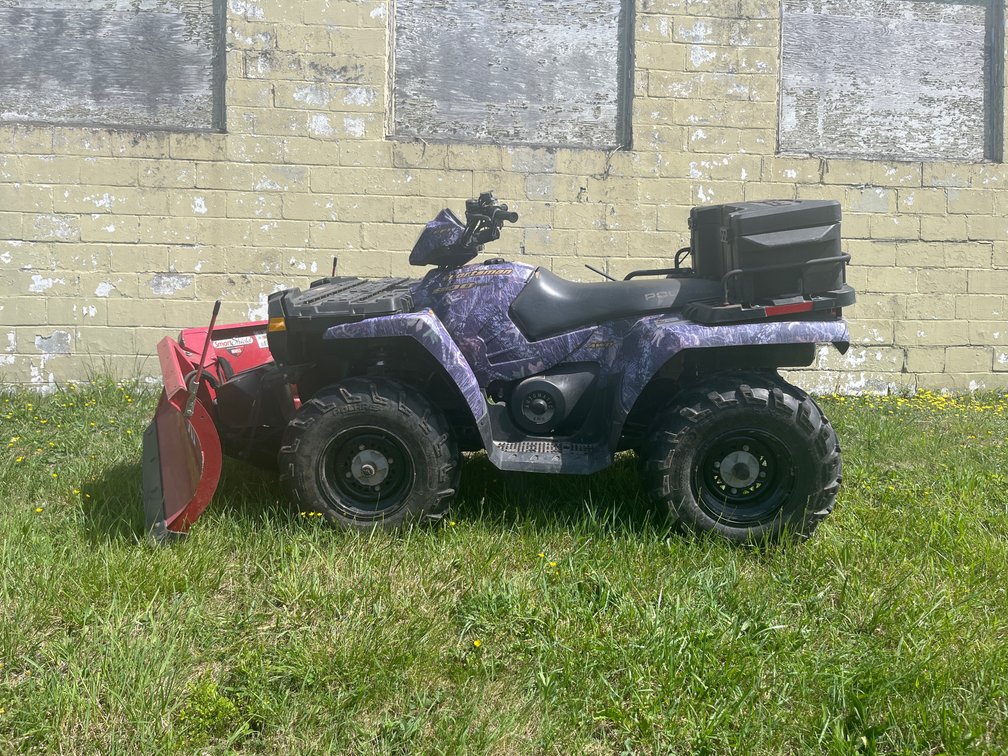 Polaris Sportsman 800 Twin ATV With Snow Plow, All-Wheel-Drive, Automatic