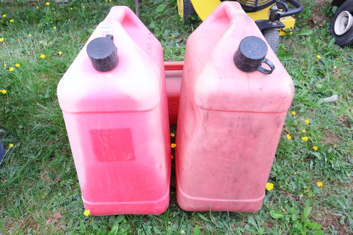 Three Gas Cans