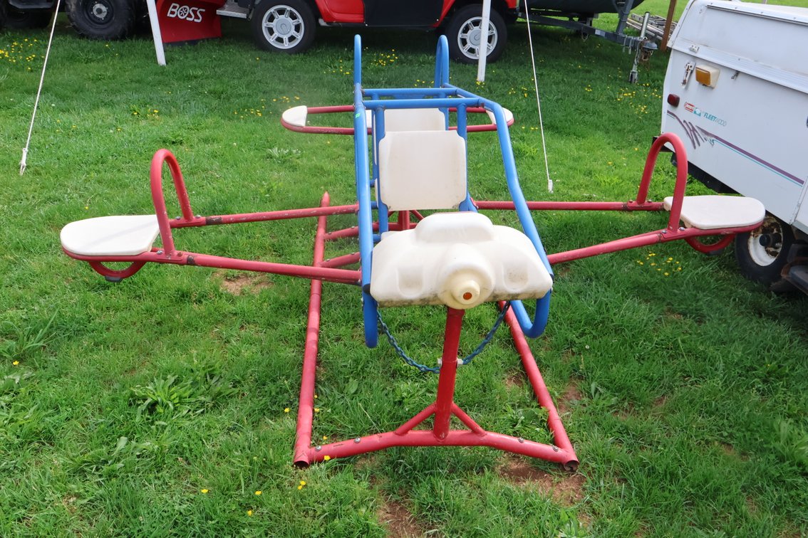 Kids Metal Airplane Ride/Toy, Rocks Side To Side