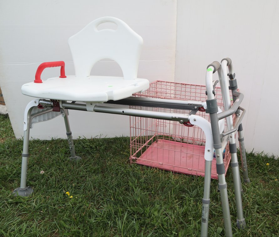 Pet Crate, Shower Chair
