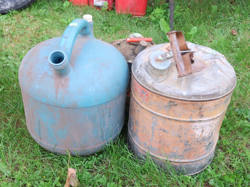 Three Gas Cans
