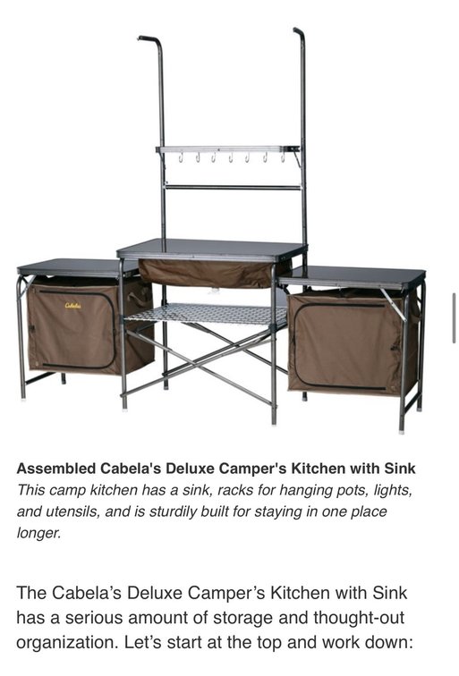 Cabela's Camp Kitchen