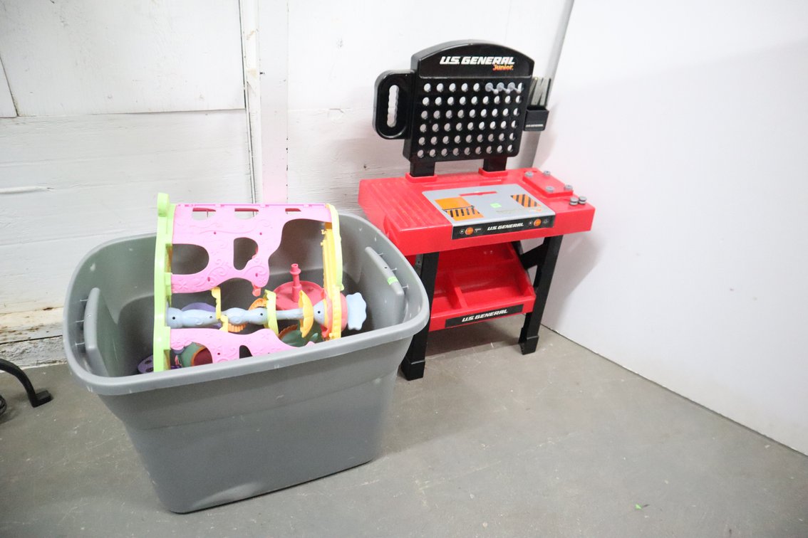 Toys and Toy Work Bench