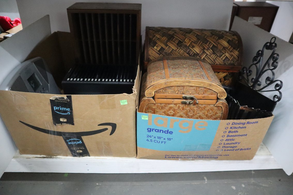 Storage Chests, Digital Scale, Office Items
