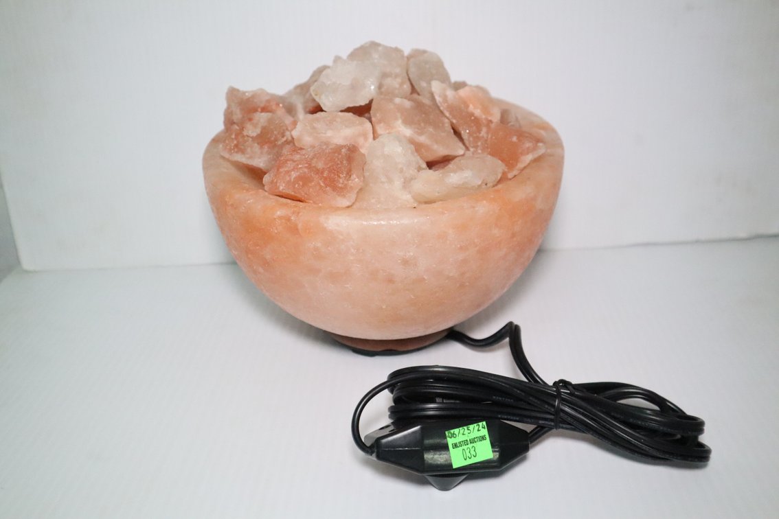 Salt Rock Bowl Lamp