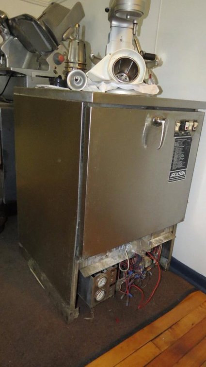 Jackson stainless steel commercial dishwasher. Unknown working condition