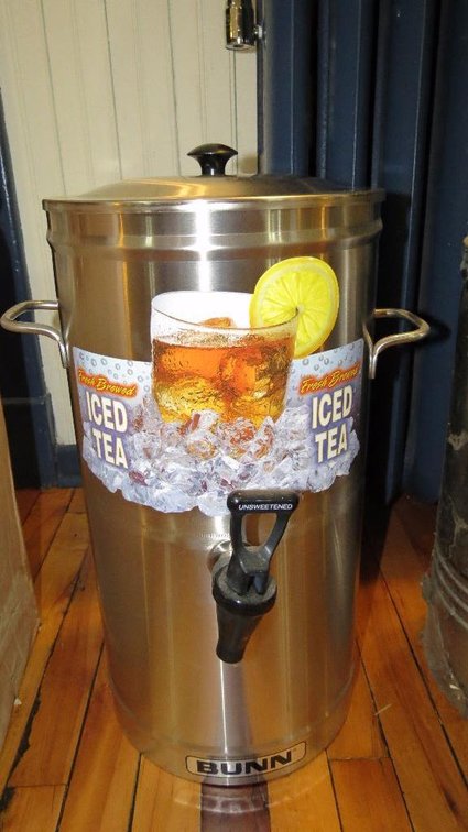 Stainless BUNN steel drink dispenser