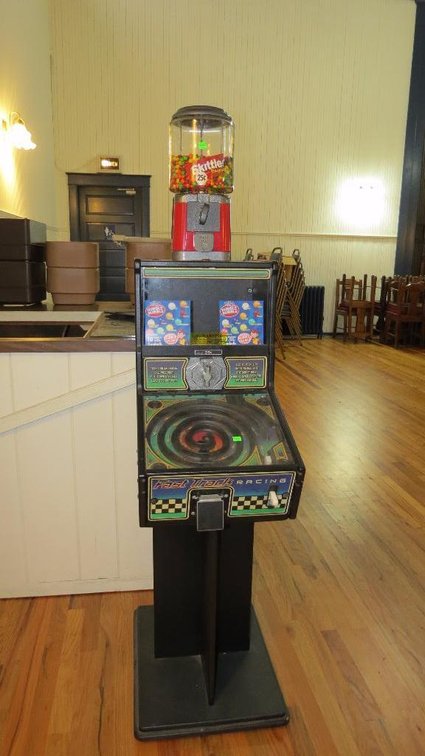 Fast Track Racing candy dispenser