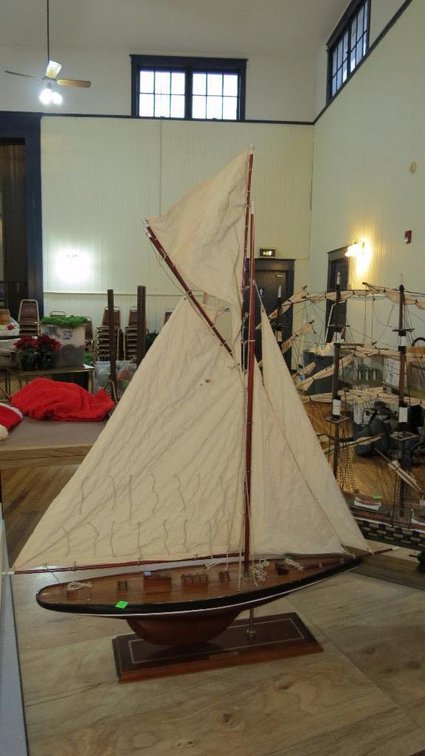 Columbia model ship