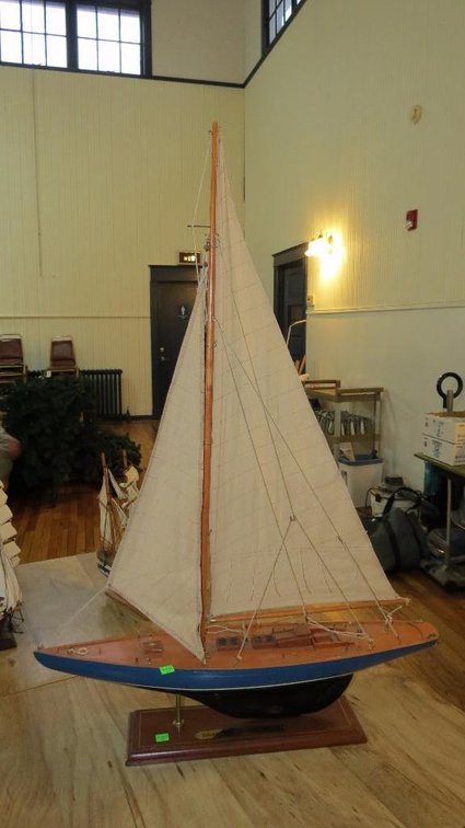 Endeavor model ship