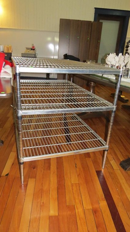 Stainless steel freezer rack