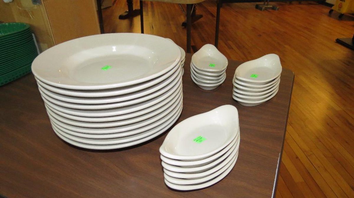 Group of plates and small dishes