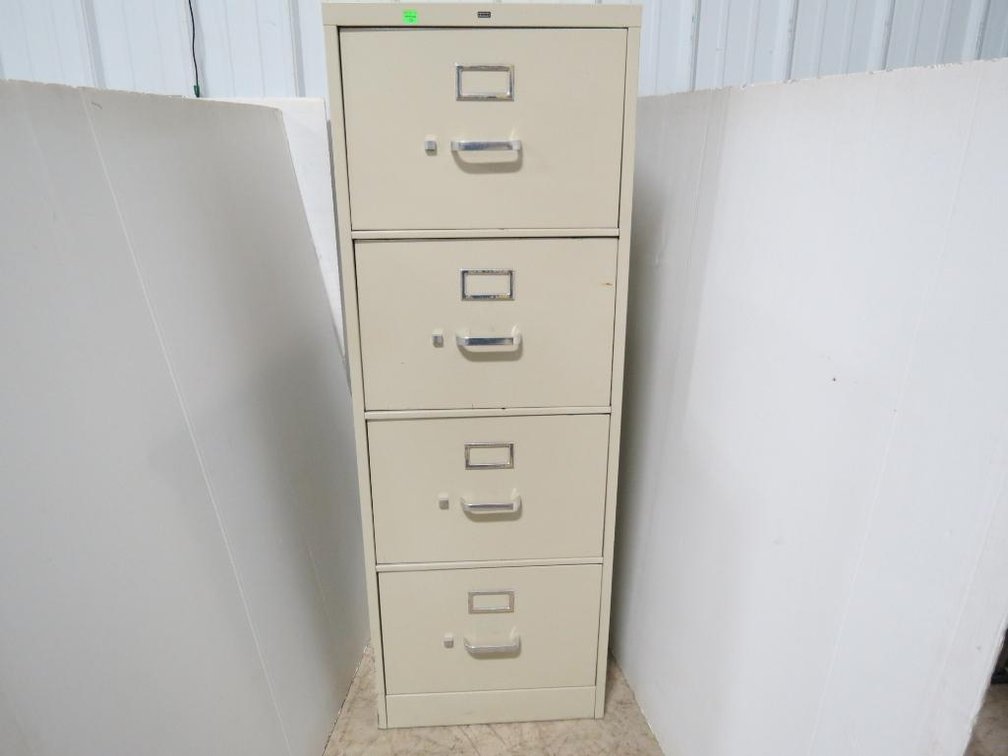 Legal size metal filing cabinet
