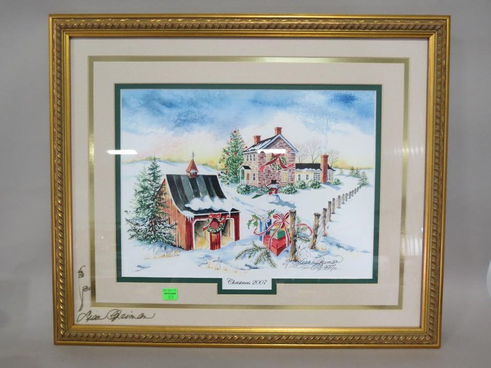 Christmas 2007 print by Lisa Geiman