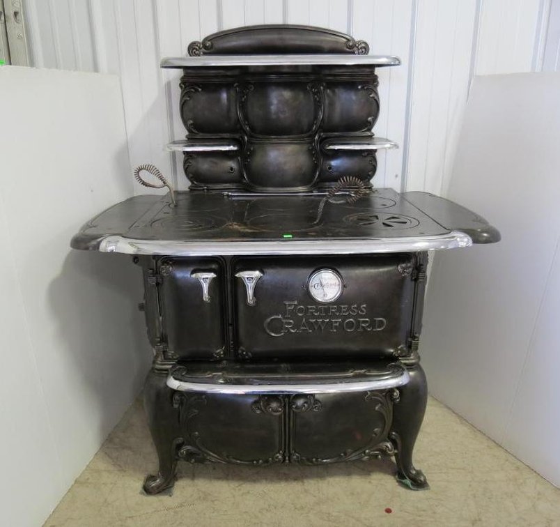 A vintage refurbished Fortress Crawford stove.