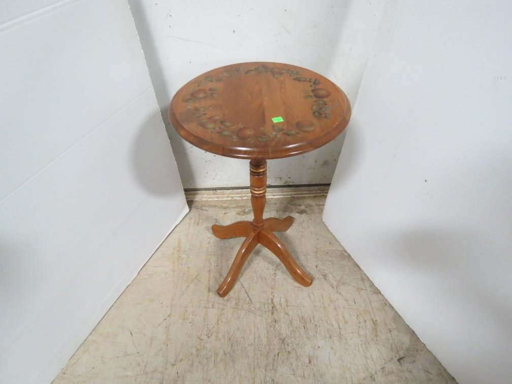 A small Hitchcock style tilt top table.
