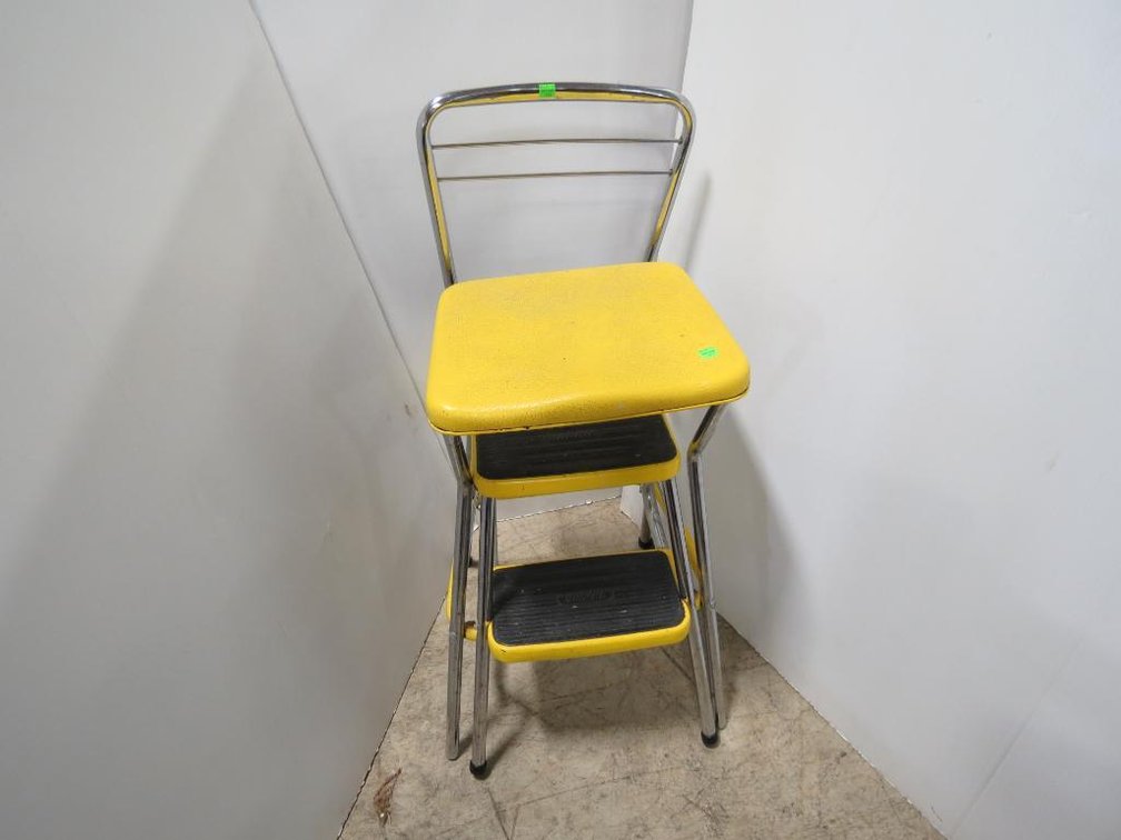 Vintage Cosco metal kitchen step stool