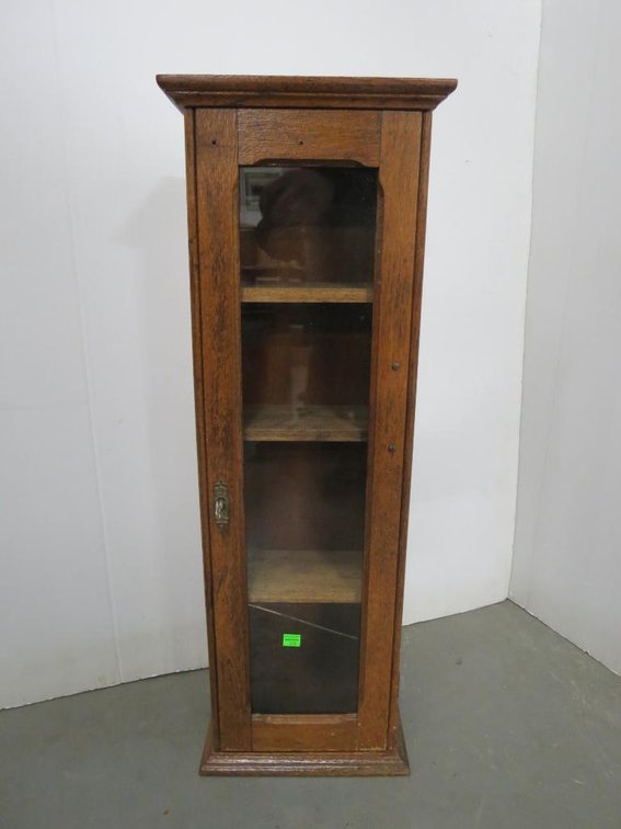 Small Cabinet, Note Door Glass Has A Crack