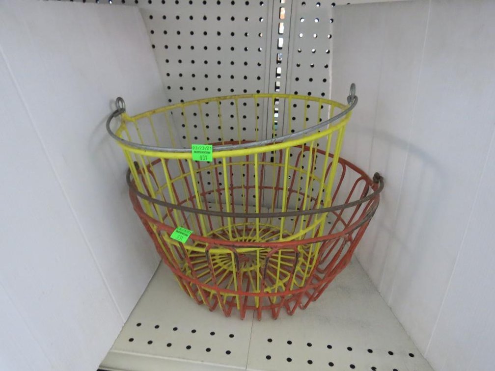 Pair of Vintage Egg Baskets