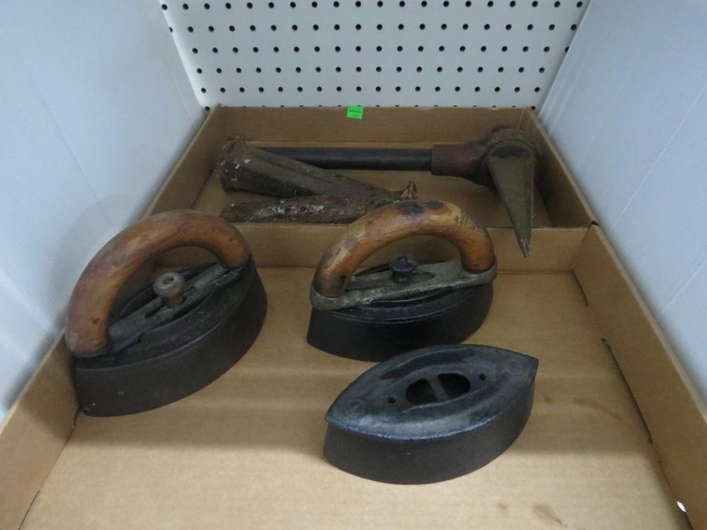 Antique Irons, Raymer and Splitting Wedges