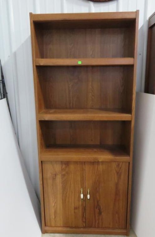Bookshelf With Cabinet Doors