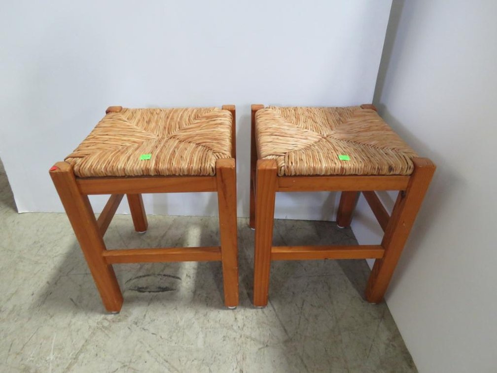 Woven Seat Stools