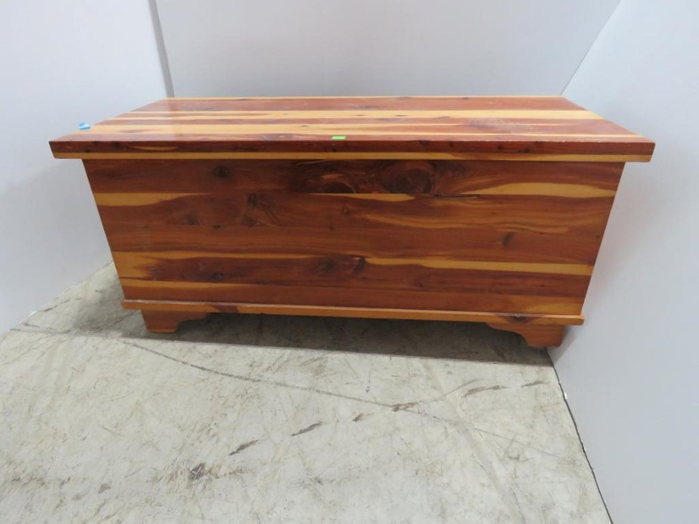 Cedar Chest, Back Left Leg Is Broken