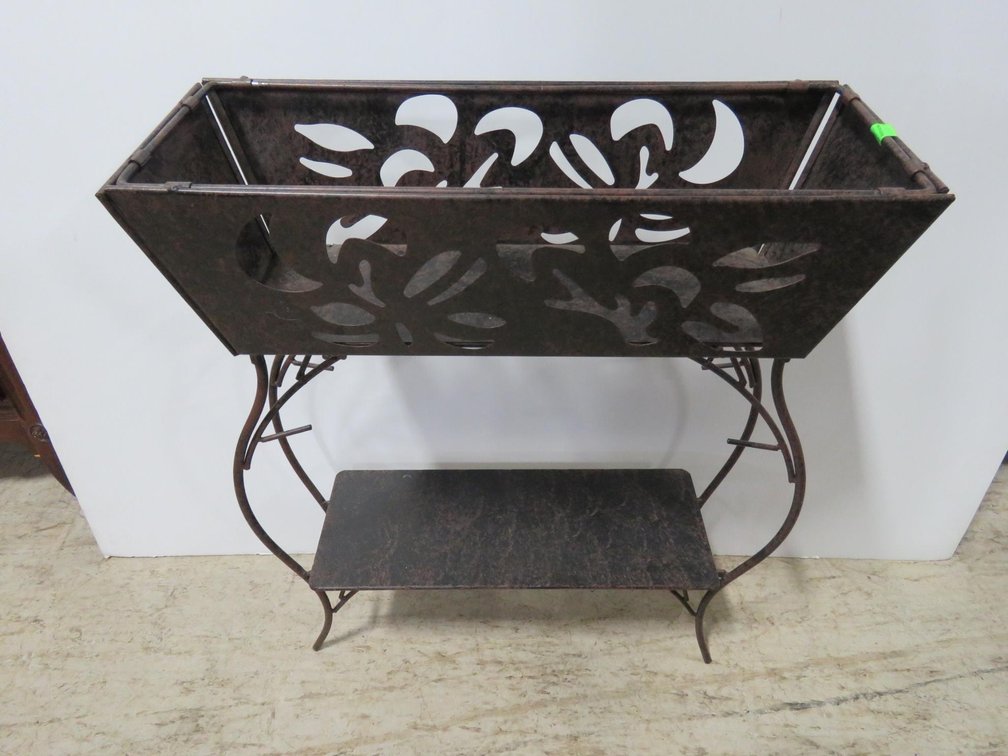 Rustic Metal Flower Box