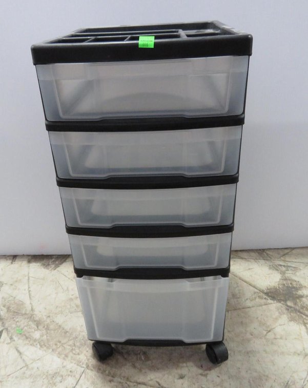 Plastic Storage Drawer Unit