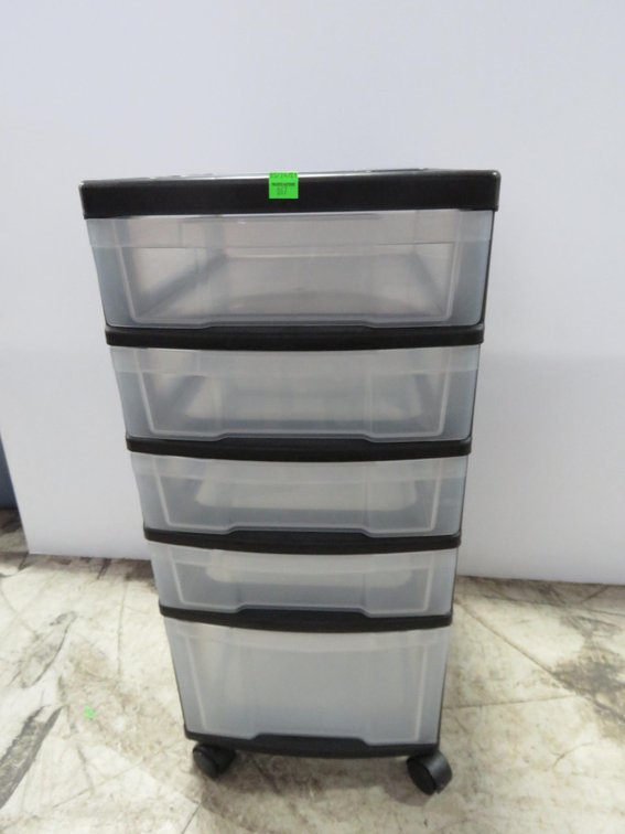 Plastic Storage Drawer Unit