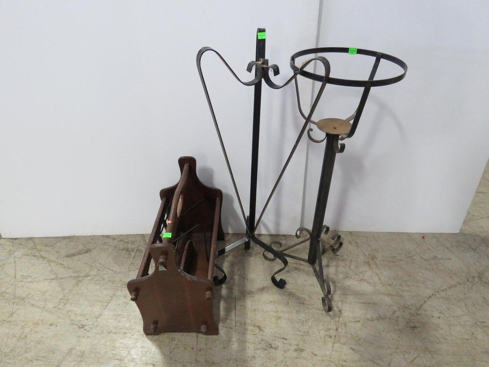 Magazine Rack, Metal Planter Stands