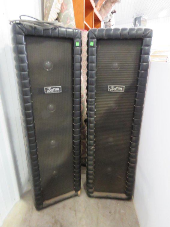 Pair of Kustom By Ross Inc Speakers,