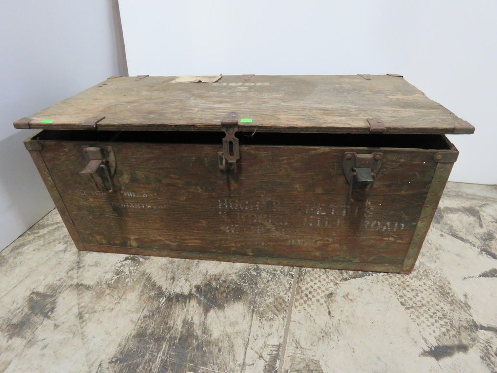 Vintage Footlocker By Bettinger Trunk Mfg Company