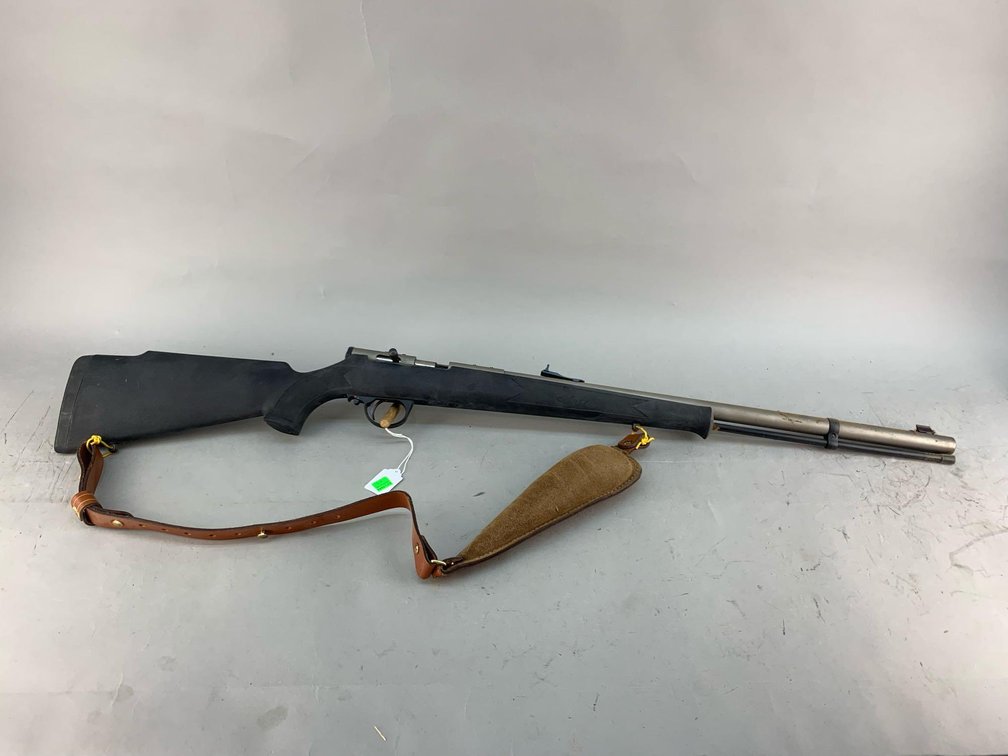CVA APOLLO 50 CAL BLACKPOWDER MUZZLELOADER, STAINLESS, LEATHER SLING