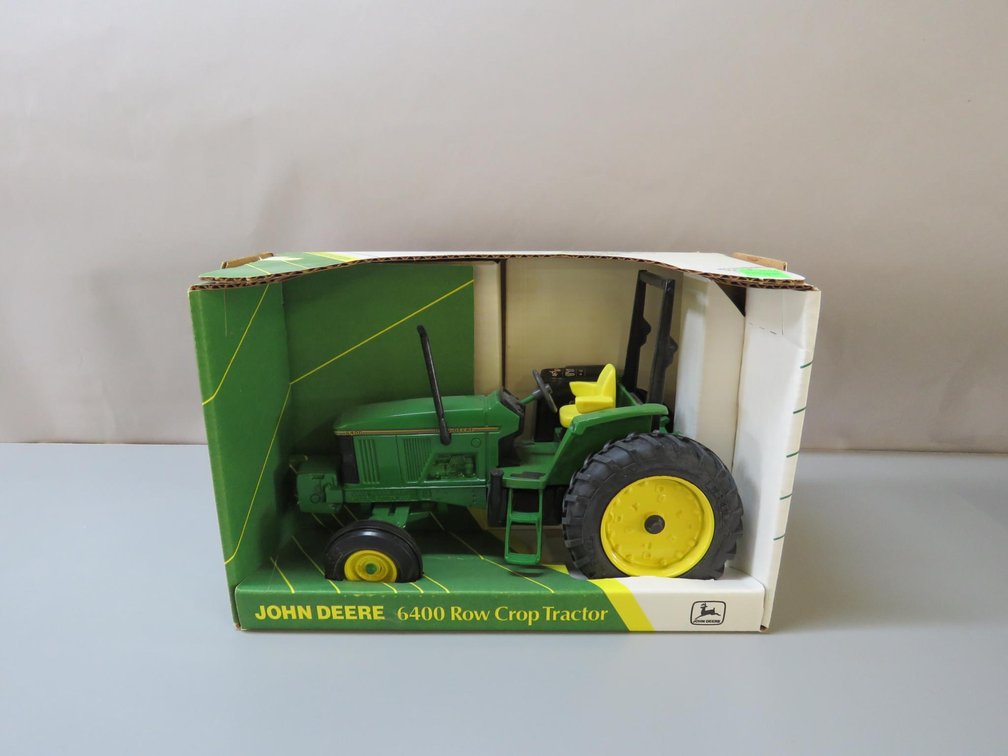 John Deere 6400 Row Crop Tractor Diecast Metal With Plastic Components