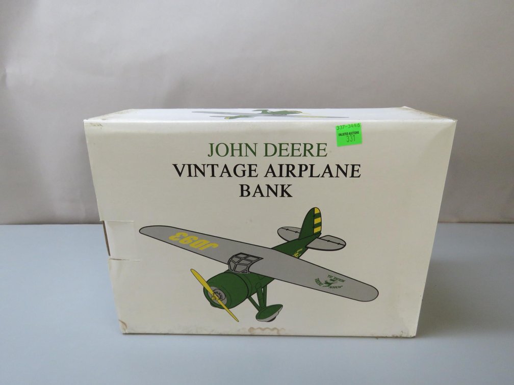 John Deere Vintage Airplane Bank