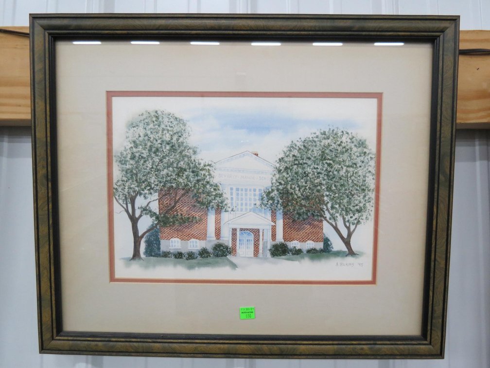 Beverly Manor School Framed Print By A.Bilkins