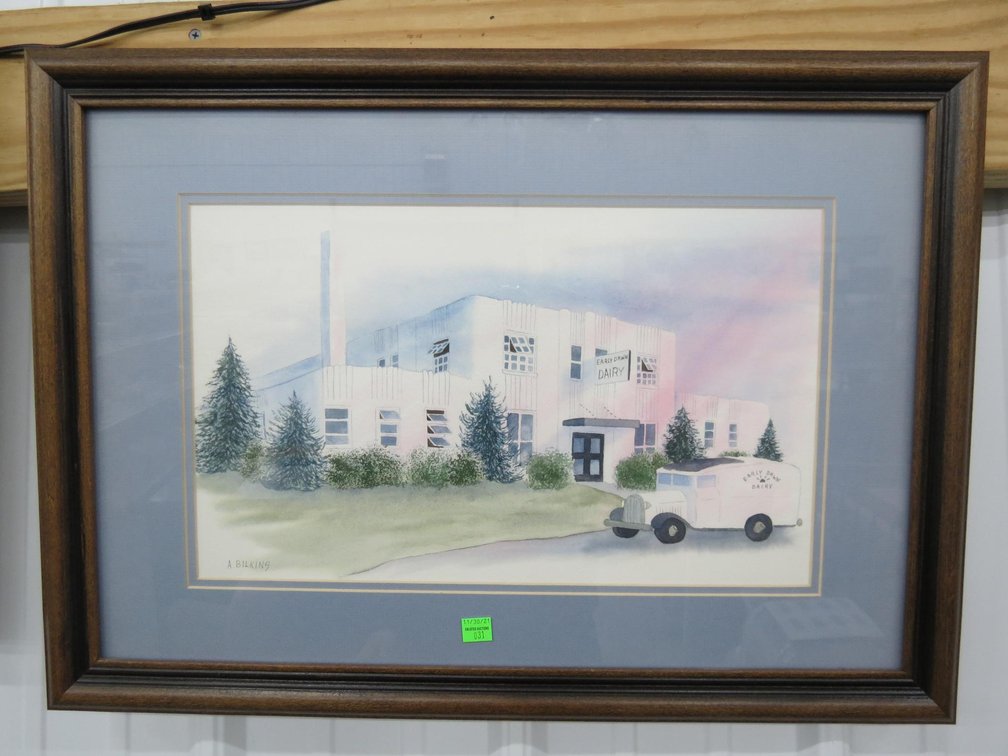 Early Dawn Dairy Framed Print By A.Bilkins
